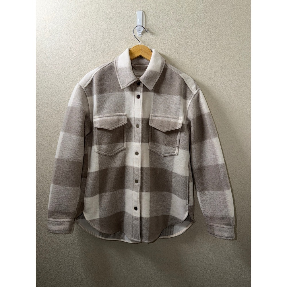 Men's Abercrombie Flannel Button Down Jacket Size Small